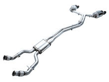 Load image into Gallery viewer, AWE Tuning 19-23 Audi C8 S6/S7 2.9T V6 AWD Touring Edition Exhaust - Diamond Black Tips
