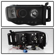 Load image into Gallery viewer, Spyder Dodge Ram 1500 02-05 03-05 Projector Headlights LED Halo LED Blk Smke PRO-YD-DR02-HL-BSM
