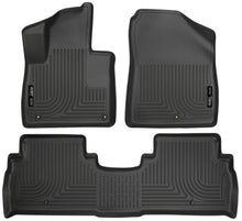 Load image into Gallery viewer, Husky Liners 2016 Kia Sorento WeatherBeater Combo Black Floor Liners
