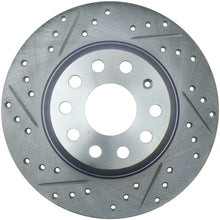 Load image into Gallery viewer, StopTech Select Sport 06-10 Volkswagen Jetta Slotted &amp; Drilled Right Rear Rotor
