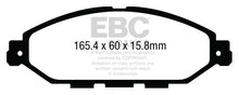 Load image into Gallery viewer, EBC 12-13 Infiniti JX35 3.5 Yellowstuff Front Brake Pads
