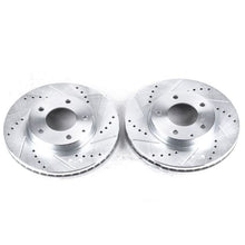 Load image into Gallery viewer, Power Stop 95-00 Mazda Millenia Front Evolution Drilled &amp; Slotted Rotors - Pair
