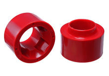 Load image into Gallery viewer, Energy Suspension 07-17 Jeep Wrangler (JK) Red Front Coil Spring Spacer 1-3/4in Lift Set
