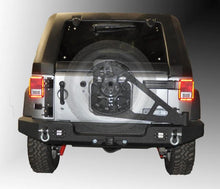 Load image into Gallery viewer, DV8 Offroad 07-18 Jeep Wrangler JK Full Length Rear Bumper w/ Light Holes
