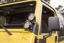 Load image into Gallery viewer, Rugged Ridge 97-06 Jeep Wrangler TJ/LJ 3.5in Round Dual A-Pillar LED Kit
