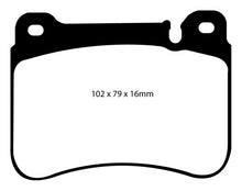 Load image into Gallery viewer, EBC 05-07 Mercedes-Benz C230 (W203) 2.5 Sport Sedan Redstuff Front Brake Pads
