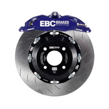 Load image into Gallery viewer, EBC Racing 12-17 Ford Fiesta ST (Mk7) Blue Apollo-4 Calipers 330mm Rotors Front Big Brake Kit
