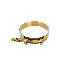 Load image into Gallery viewer, Mishimoto 2.5 Inch Stainless Steel Constant Tension T-Bolt Clamp - Gold
