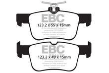 Load image into Gallery viewer, EBC 2017+ Ford Escape 1.6T/2.0T (Incl 4WD) Greenstuff Rear Brake Pads
