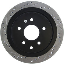 Load image into Gallery viewer, StopTech 06-07 350Z / 05-07 G35 / 06-07 G35X SportStop Slotted &amp; Drilled Rear Right Rotor
