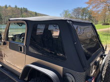 Load image into Gallery viewer, Rampage 18-21 Jeep Wrangler (JL) Unlimited Frameless TrailView Fastback Soft Top Kit - Black Diamond
