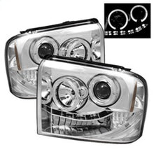 Load image into Gallery viewer, Spyder Ford F250/350/450 Super Duty 05-07 Projector Headlights LED Halo- LED Chrm PRO-YD-FS05-HL-C
