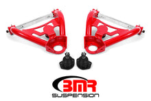 Load image into Gallery viewer, BMR 64-72 A-Body Upper Non-Adj. A-Arms w/ Stock Spindles (Polyurethane) - Red
