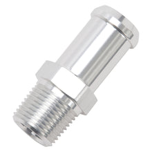 Load image into Gallery viewer, Edelbrock Hose End Straight 3/8In NPT to 5/8In Barb Clear Anodize
