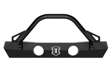 Load image into Gallery viewer, ICON 2018+ Jeep Wrangler JL / 2020+ Jeep Wrangler JT Pro Series Front Bumper w/Bar/Tabs
