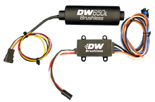 Load image into Gallery viewer, DeatschWerks DW650iL Series 650LPH In-Line External Fuel Pump w/ Single/Dual-Speed Controller

