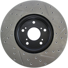 Load image into Gallery viewer, StopTech 04-08 Acura TL (Brembo Caliber) SportStop Slotted &amp; Drilled Right Front Rotor
