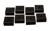 Load image into Gallery viewer, Energy Suspension Pad - Soft - 2-1/16in SQ x 3/8in ID x 15/16in H - Black
