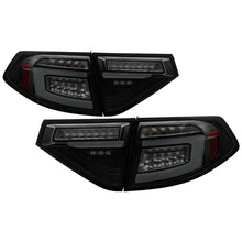 Load image into Gallery viewer, Spyder 08-14 Subara Impreza WRX Hatchback LED Tail Lights Seq Signal Blk Smoke ALT-YD-SI085D-SEQ-BSM
