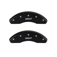 Load image into Gallery viewer, MGP 4 Caliper Covers Engraved Front Gen 4/Camaro Engraved Rear Gen 4/Z28 Red finish silver ch

