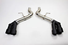 Load image into Gallery viewer, Mishimoto 2016+ Chevrolet Camaro SS Quad-Tip Race Axle-Back Exhaust w/ Black Tips
