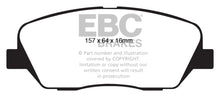 Load image into Gallery viewer, EBC 08-11 Kia Borrego 3.8 Yellowstuff Front Brake Pads
