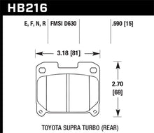 Load image into Gallery viewer, Hawk 93-98 Toyota Supra TT Blue 9012 Race Rear Brake Pads
