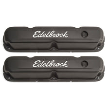 Load image into Gallery viewer, Edelbrock Valve Cover Signature Series Chrysler 1965-1991 318-340-360 CI V8 Black
