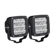 Load image into Gallery viewer, Westin Axis LED Auxiliary Light 4.5 inch x 4.5 inch Square Flood w/3W Osram (Set of 2) - Black
