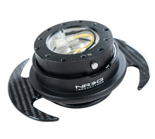 Load image into Gallery viewer, NRG Quick Release Kit Gen 3.0 - Black Body / Black Ring w/ Carbon Fiber Handles
