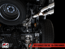 Load image into Gallery viewer, AWE Tuning 2019+ Ford Ranger 0FG Performance Exhaust System w/Chrome Silver Tips &amp; Bash Guard
