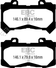 Load image into Gallery viewer, EBC 15+ Chevrolet Colorado 2.5 Greenstuff Front Brake Pads
