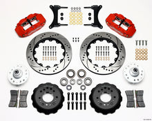 Load image into Gallery viewer, Wilwood Narrow Superlite 6R Front Hub Kit 14.00in Drill Red 79-87 GM G Body
