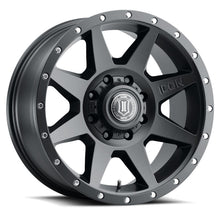 Load image into Gallery viewer, ICON Rebound 20x9 8x6.5 12mm Offset 5.5in BS 121.40mm Bore Satin Black Wheel
