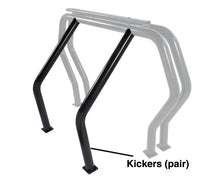 Load image into Gallery viewer, Go Rhino RHINO Bed Bar - Kickers - Black
