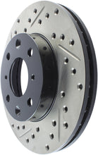 Load image into Gallery viewer, StopTech 96-00 Honda Civic DX/HX Coupe/90-00 Civic DX/LX Sedan Slotted &amp; Drilled Right Front Rotor

