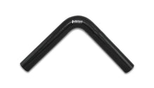 Load image into Gallery viewer, Vibrant 4 Ply Reinforced Silicone Elbow Connector - 1in ID x 8in Leg 90 Deg Elbow (BLACK)
