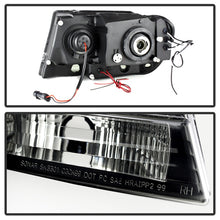 Load image into Gallery viewer, Spyder Jeep Grand Cherokee 99-04 Projector Headlights LED Halo LED Black Smoke PRO-YD-JGC99-HL-BSM
