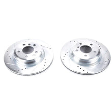 Load image into Gallery viewer, Power Stop 2016 BMW 328i Rear Evolution Drilled &amp; Slotted Rotors - Pair
