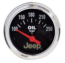 Load image into Gallery viewer, Autometer Jeep 52.4mm Short Sweep Electronic 100-250 Def F Transfer Case Temperature Gauge
