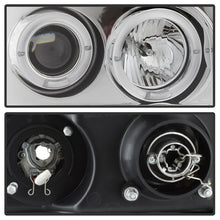 Load image into Gallery viewer, Spyder GMC Sierra 1500/2500/3500 07-13 Projector Headlights LED Halo- LED Chrome PRO-YD-GS07-HL-C
