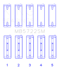 Load image into Gallery viewer, King Mitsubishi 2007+ 4B11T Turbo EVO X (Size +0.25mm) Crankshaft Main Bearing Set
