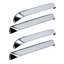 Load image into Gallery viewer, AVS 81-89 Lincoln Town Car Ventshade Front &amp; Rear Window Deflectors 4pc - Stainless
