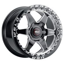 Load image into Gallery viewer, Weld S904 15x12 Ventura Beadlock 5x114.3 ET28 BS7.6 Gloss BLK MIL DIA 78.1

