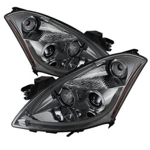 Load image into Gallery viewer, Spyder Nissan Altima 4Dr 10-12 Projector Headlights Light DRL LED Halo Smke PRO-YD-NA104D-LTDRL-SM
