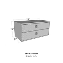 Load image into Gallery viewer, Westin/Brute HD Under Body 24in x 24in w/Top &amp; Bottom Drawers - Aluminum
