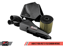 Load image into Gallery viewer, AWE Tuning Audi C7 RS6 / RS7 4.0T S-FLO Carbon Intake V2
