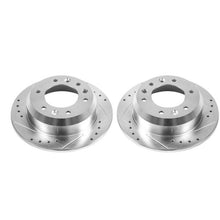 Load image into Gallery viewer, Power Stop 07-08 Hyundai Entourage Rear Evolution Drilled &amp; Slotted Rotors - Pair
