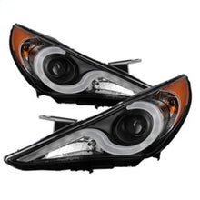 Load image into Gallery viewer, Spyder Hyundai Sonata 11-13 Verson 2 Projector - Light Bar DRL Blk PRO-YD-HYSON11V2-LBDRL-BK
