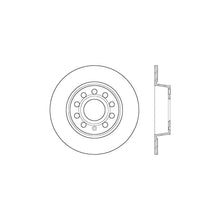 Load image into Gallery viewer, Stoptech 10-13 VW Golf/GTI/Jetta w/ 272mm Rear Disc Rear Premium High Carbon Cryo Brake Rotor
